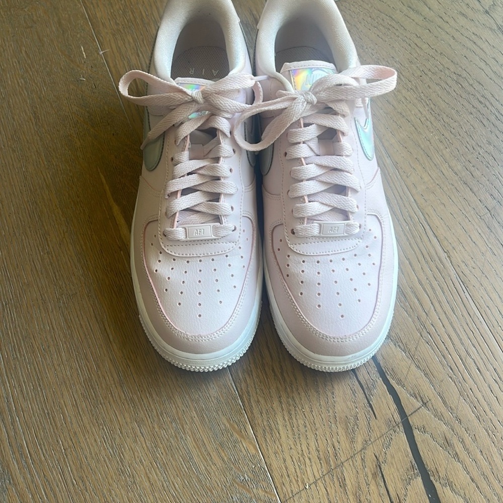 Like new Nike irridescent Pink Air Force 1 Sneakers